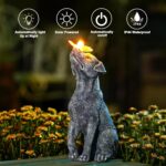Goodeco Dog Statue with Solar Butterfly - Ideal Gifts for Mom, Dad or Birthdays, Beautifully Crafted Outdoor Decorations to Wow Your Guests - Image 6