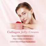 medicube Collagen Jelly Cream- Niacinamide & Freeze-Dried Hydrolyzed Collagen - Boosts skin's barrier hydration and gives 24h Glow & Lifted Look - Korean skincare (1.69 Fl Oz (Pack of 1)) - Image 4