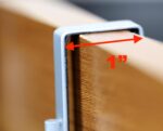 Simple Houseware Over Cabinet Door Organizer, Silver - Image 4