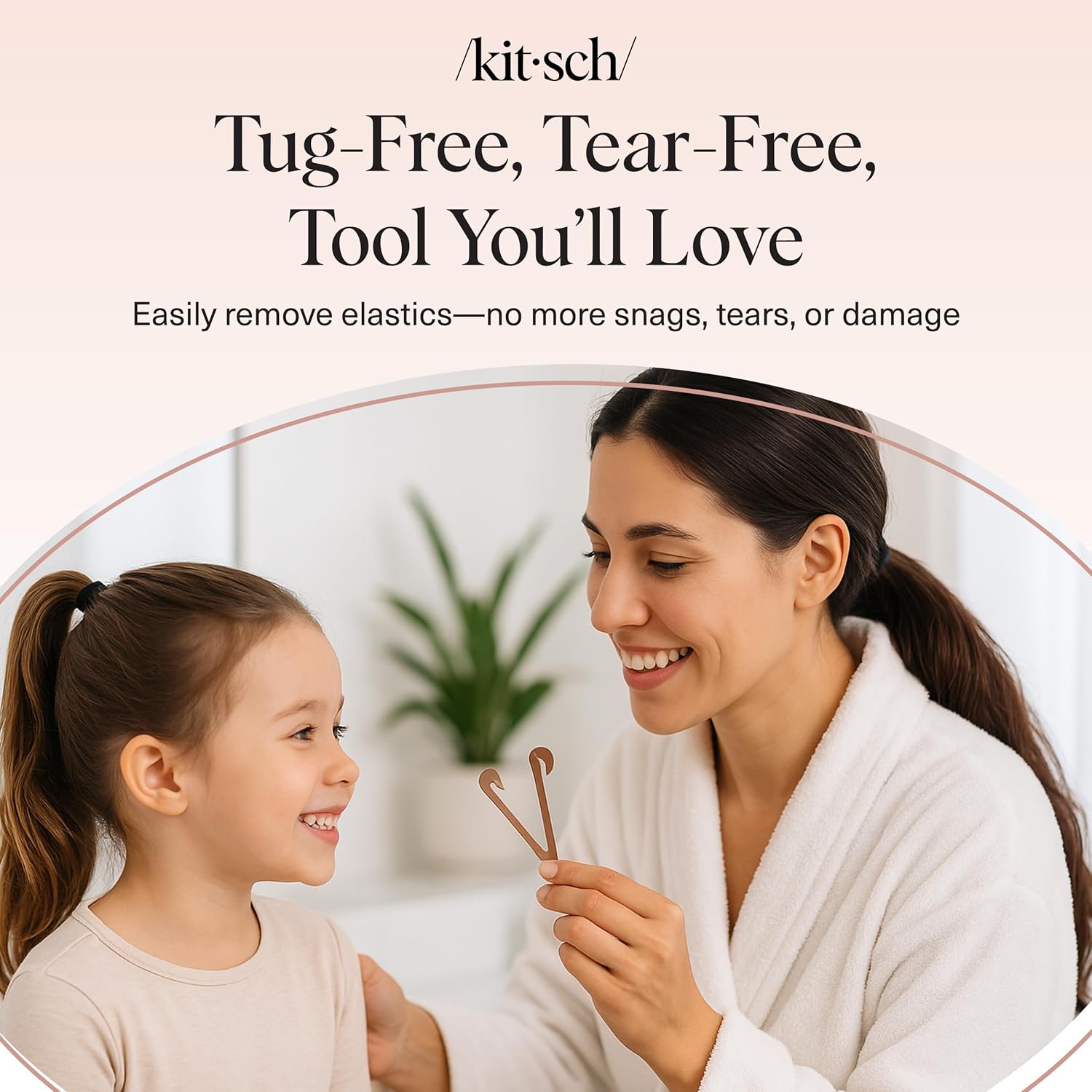 Kitsch Elastic Hair Tie Cutter Tool – Gentle, No Pull For Easy Elastic Bands For Hair Removal | Hair Rubber Bands Cutter | Ideal Gifts for Women & Mothers Day Gifts For Mom – Multicolor, 3pc Set - Image 5