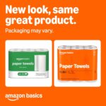 Amazon Basics 2-Ply Flex-Sheets Paper Towels, 12 Basics Rolls = 40 Regular Rolls, Everyday Value with 150 Sheets per Roll, Packaging May Vary - Image 3