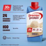 Premier Protein Shake, Vanilla, 30g Protein, No Added Sugar, 24 Vitamins & Minerals to Support Immune Health, 11 fl oz, 12 Pack - Image 4