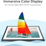 Euphro 10.1'' Digital Picture Frame with 32GB Storage, Digital Photo Frame with 1280x800 IPS Touch Screen, Share Photos/Videos and Send Best Wishes via Free App - Image 4
