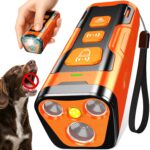 YUYQA Dog Bark Deterrent Device, 3X Ultrasonic Anti Barking, 6 Training Modes 23 FT Range Barks No More Indoors Outdoors Behavior Correct Safe & Humane Rechargeable Compact Bark Control for Dogs - Image 2