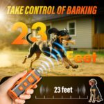 YUYQA Dog Bark Deterrent Device, 3X Ultrasonic Anti Barking, 6 Training Modes 23 FT Range Barks No More Indoors Outdoors Behavior Correct Safe & Humane Rechargeable Compact Bark Control for Dogs - Image 4