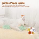 Potaroma Cat Toys Pillows, 3 Pack, Soft and Durable Crinkle Sound with Catnip Inside, Interactive Indoor Kitten Kicker, Promotes Kitty Exercise - Image 5