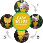 58 Pack Flying Insect Traps for Plants – Yellow Sticky Traps for Gnat, Fly & Flying Bug, Indoor Outdoor Flying Bug Catcher for Pots, Garden & Kitchen, Kid & Pet Safe, Non-Toxic (58 Pcs Classic) - Image 4