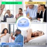 Breathing Lamp Guided Visual Meditation Tool for Mindfulness,Anxiety Relief&Calm Your Mind for Stress&Visual Relaxation and Restful Sleep,478 Seconds Breathing Rate Change 3 Colors,Gift for Kids - Image 5