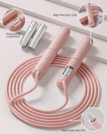 YOTTOY Skipping Ropes for Adults -Cordless Counter Jump Rope with Large Cordless Ball-Weighted Jump Rope for Women with LCD Display - Image 4