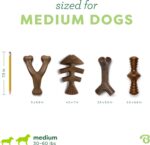 Benebone Medium 4-Pack Dog Toys for Aggressive Chewers – Durable Dog Bones, Made in USA – Dog Toys for Medium Dogs Under 60 lbs - Image 5