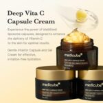 medicube Capsule Cream with Deep Vitamin C | Liposome Vitamin C Golden Capsule for Radiance & Firm-Looking Skin | Hydrating Glow Gel Texture | Korean Skincare, 1.94 oz - Image 4