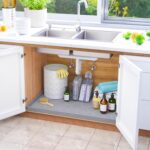 SIKADEER Under Sink Mat Waterproof 34" x 22", Silicone Mat Kitchen Drawer Shelf and Cabinet Liner, Sink Protector for Kitchen Organizers and Storage, Boot Tray Pet Food Mats - Image 3