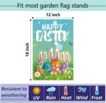 Seasonal Garden Flags Set of 12 Double Sided 12x18 Inch, Small Yard Flags for Outside, Spring Summer Fall Winter & Holiday Outdoor Decor, Halloween Christmas Easter Decorations for All Seasons - Image 4