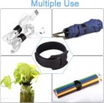 Nettbe 60 PCS 6 Inches Reusable Cable Ties, Adjustable Cord Straps Wire Organizer Cord Wrap and Hook Loop Cable Management - Image 4
