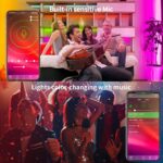 KSIPZE 100ft Led Strip Lights RGB Music Sync Color Changing Led Lights with Smart App Control Remote Led Lights for Bedroom Room Lighting Flexible Home Décor - Image 5