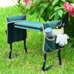KVR Upgraded Garden Kneeler and Seat with Thicken & Widen Soft Kneeling Pad,Heavy Duty Foldable Gardener Stool with 2 Tool Pouches,Gardening Gifts for Women Mom Men Seniors¡­… - Image 3