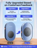 Vaydeer Undetectable Mouse Mover, M4 Mouse Jiggler Device with ON/Off Switch, Driver-Free Shaker Wiggler Mouse Movement Simulation for Computer Awakening, Gift Ideal for Men/Women - Image 3