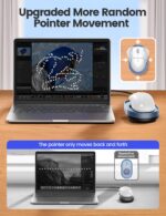 Vaydeer Undetectable Mouse Mover, M4 Mouse Jiggler Device with ON/Off Switch, Driver-Free Shaker Wiggler Mouse Movement Simulation for Computer Awakening, Gift Ideal for Men/Women - Image 5