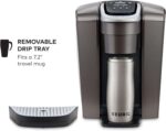Keurig K-Elite Single Serve K-Cup Pod Coffee Maker, with Strength and Temperature Control, Iced Coffee Capability, 8 to 12oz Brew Size, Programmable, Brushed Slate - Image 4