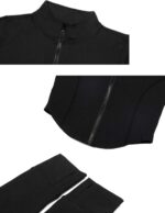 Lviefent Womens Lightweight Full Zip Running Track Jacket Workout Slim Fit Yoga Sportwear with Thumb Holes - Image 4