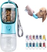 Cibaabo Dog Water Bottle with Food Container, Travel Puppy Water Bowl, Portable Pet Dispenser, Dog Gift Stuff Accessories Items, Puppy Essentials Necessities for Yorkie Cat Walking and Hiking - Image 2