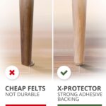 Felt Furniture Pads X-PROTECTOR 133 PCS Premium Furniture Pads - Felt Pads Furniture Feet Best Wood Floor Protectors - Protect Your Hardwood & Laminate Flooring! Brown and Beige - Image 4