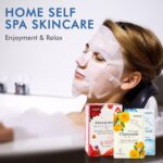 KONEUK 14 Pack Sheet Face Masks Skincare, Hydrating Face Masks Suitable for Dry Skin, Bulk Facial Mask Set for Women Skin Care, Face Mask Gifts Set for Face Spa - Image 5
