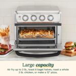 Cuisinart Air Fryer Toaster Oven with Grill, 1800W 8-1 Air Fryer Oven with Bake, Convection Bake, Grill, Broil and Warm Options, Large Capacity, 60-Minute Timer, TOA-70W, White - Image 3