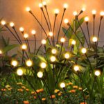 ZFNN Solar Garden Lights Outdoor, 4 Pack Firefly Swaying Lights, Waterproof Garden Decor for Yard Patio Pathway Lawn, Gardening Gifts for Women Christmas Decoration - Image 2