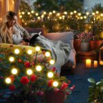 ZFNN Solar Garden Lights Outdoor, 4 Pack Firefly Swaying Lights, Waterproof Garden Decor for Yard Patio Pathway Lawn, Gardening Gifts for Women Christmas Decoration - Image 3