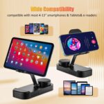 Wireless Bluetooth Speaker with Phone Stand, Cool Gadgets for Men, Birthday Gifts for Teen Boys, Portable Mobile Phone Holder Speaker, Features Anti-Slip Base and HD Surround Sound, Black - Image 5