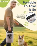 Pet Food Storage Bag for Travel - Transparent Leak-Proof Dog Food Container with Roll-Top Closure, Keeps Kibble Fresh for Camping Trip, Dog Boarding, Weekend Getaways (14 Cups) - Image 3