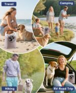 Pet Food Storage Bag for Travel - Transparent Leak-Proof Dog Food Container with Roll-Top Closure, Keeps Kibble Fresh for Camping Trip, Dog Boarding, Weekend Getaways (14 Cups) - Image 5