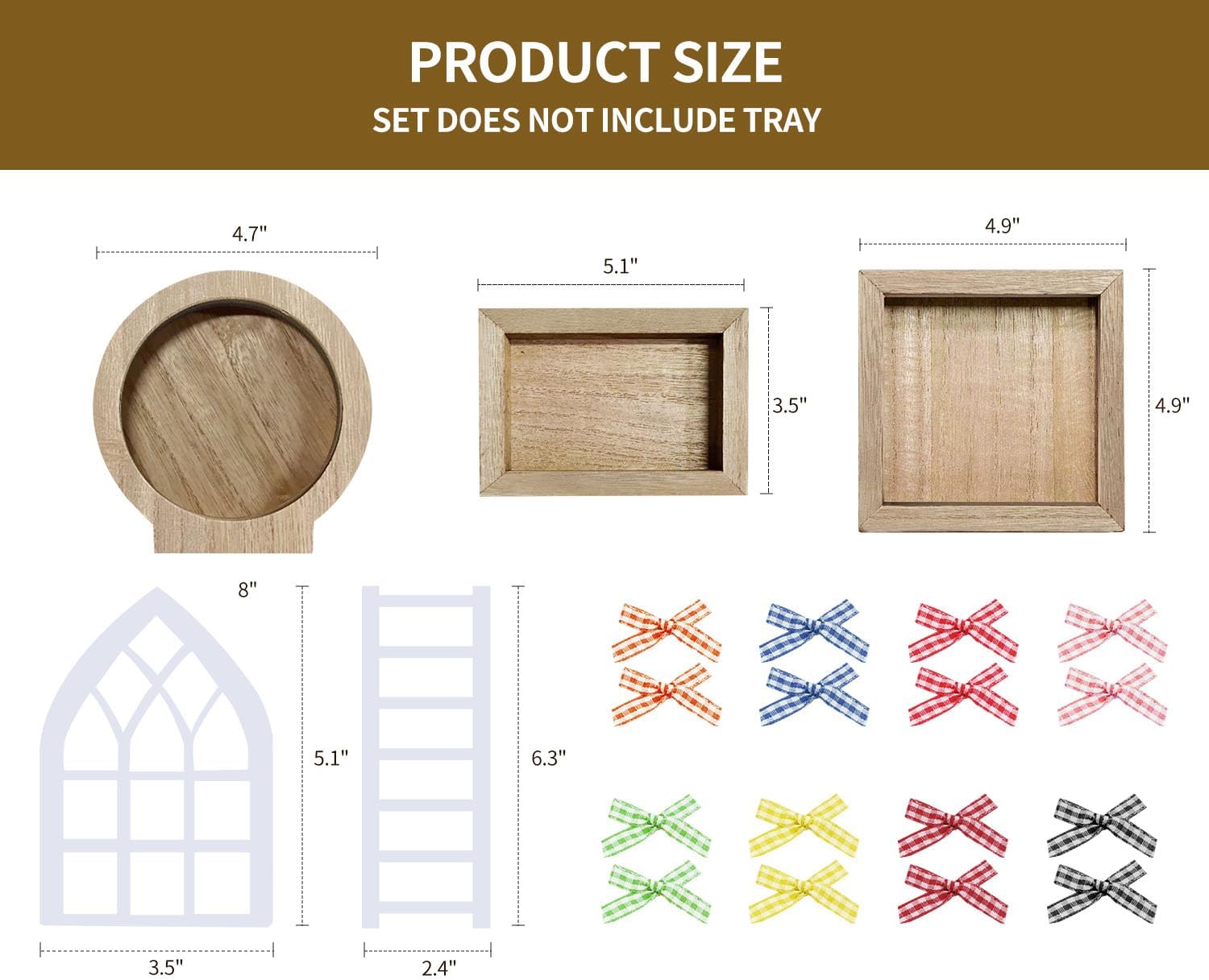 10 Themes Interchangeable Seasonal Decor Set - Rustic Farmhouse Spring Tiered Tray Decorations, Perfect for Holiday Decor, Lavender Decor Spring Decorations for Home Easter Decorations - Image 9