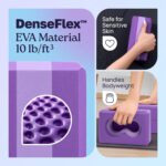 Deep-Zen® Yoga Blocks Wrist Support; Yoga Blocks 2 Pack with Knee Pads and Strap to Put Less Weight on Wrists; Durable, Versatile Yoga Brick Exercise Block Set, Blocks Yoga - Image 5