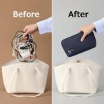 RIGHT AWAY Travel Tech Pouch，Waterproof Cord Case，Electronics Organizer Travel Case，Cable Organizer Storage Bag For Phone, Charger, Accessories(Dark Blue) - Image 4