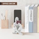 GRAPMKTG Home Decor Pulp Reading Women Thinker Statue Aesthetic Sculpture Room Decor Modern Abstract Decoration on Shelf Table Desk for Living Room Office Bedroom A - Image 6