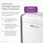 AIRDOCTOR AD3500 Air Purifier. Cleans Kitchens, Bedrooms, Large Rooms Up to 2,520 ft2. Remove Allergens, Smoke, Dust, Mold, Pet Hair, Odors, Pollen. Hospital-Grade UltraHEPA, Premium Carbon Filtration - Image 3
