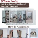 Decorative Books for Home Decor - 7 Pcs Fake Books for Decoration, Faux Stack for Bookshelf, Coffee Table, Designer Decor Set - Image 4