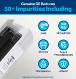 GE XWFE Refrigerator Water Filter, Genuine Replacement Filter, Certified to Reduce Lead, Sulfur, and 50+ Other Impurities, Replace Every 6 Months for Best Results, Pack of 1 - Image 3