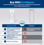 GE XWFE Refrigerator Water Filter, Genuine Replacement Filter, Certified to Reduce Lead, Sulfur, and 50+ Other Impurities, Replace Every 6 Months for Best Results, Pack of 1 - Image 4
