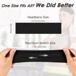Ztomine Headbands for Women, 8pcs Stretchy Non Slip Soft Cotton Cloth Hair Bands for Sports, Workout, Yoga and Running - Image 3