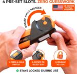 Orange Ninja 7-in-1 Garden Tool & Knife Sharpener – Sharpens Axe, Hatchet, Machete, Pruner & Shears – One Tool for All Your Outdoor Blades – Gift for Gardeners - Image 4