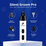 Silent Groom Pro Pet Nail Grinder | Whisper Quiet Claw Trimmer for Dogs, Cats and Other Animals | Safe & Stress Free Nail Grooming, Ideal for Sensitive Dogs of All Breeds & Sizes - Image 3