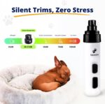 Silent Groom Pro Pet Nail Grinder | Whisper Quiet Claw Trimmer for Dogs, Cats and Other Animals | Safe & Stress Free Nail Grooming, Ideal for Sensitive Dogs of All Breeds & Sizes - Image 4