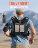 Renoj Weighted Vest for Women Men: Available in 6lb/8lb/10lb/11lb/12lb/14lb/16lb/20lb Fixed Weights for Walking, Running, Training, Exercise, Weight Loss - With Reflective Strips and Storage Pocket - Image 5