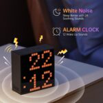 Divoom TimeBox Evo -- Pixel Art Bluetooth Speaker with 16x16 LED Display APP Control - Cool Animation Frame & Gaming Room Setup & Bedside Alarm Clock- Black - Image 4