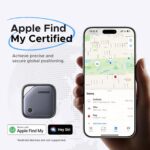 UGREEN FineTrack Air Tracker Tags (iOS Only) 4 Pack, 2-Year Replaceable Battery Bluetooth Tracker Compatible with Apple Find My, Item Finder Smart Tag for Keys, Luggage - [Apple Find My Certified] - Image 3