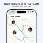 UGREEN FineTrack Air Tracker Tags (iOS Only) 4 Pack, 2-Year Replaceable Battery Bluetooth Tracker Compatible with Apple Find My, Item Finder Smart Tag for Keys, Luggage - [Apple Find My Certified] - Image 5
