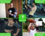 Kunto Fitness Elbow Brace Compression Support Sleeve (Shipped From USA) for Tendonitis, Tennis Elbow, Golf Elbow Treatment - Reduce Joint Pain During Any Activity! - Image 3